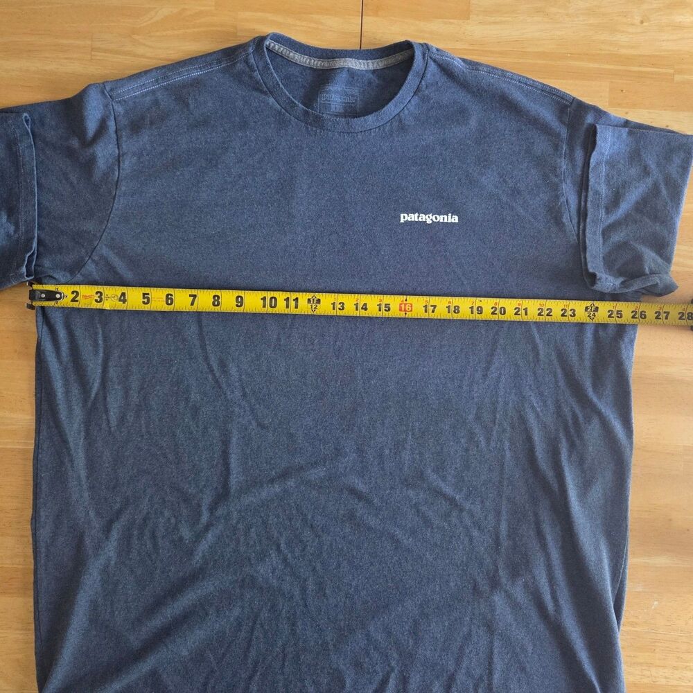 Patagonia Men's Responsibili-Tee Short Sleeve Navy Blue 2XL - Picture 6 of 8